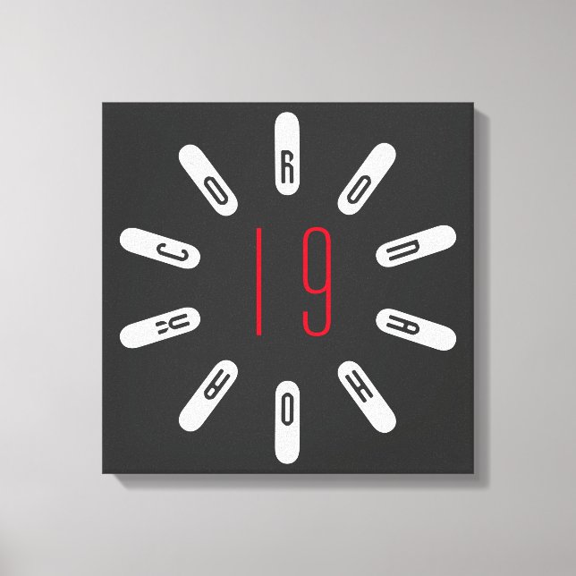 CORONA 19 HOAX Canvas (Frente)