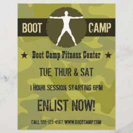 Corpo Madness Boot Camp Malhação Flyers