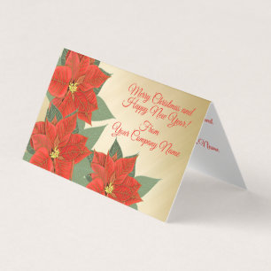 Corporativo   Natal Dourado do cliente Red Poinset