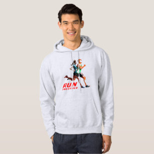 Corra Juntos Camisa Masculina com Capuz