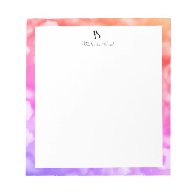 Corredor. Bloco de notas personalizado (Frente)