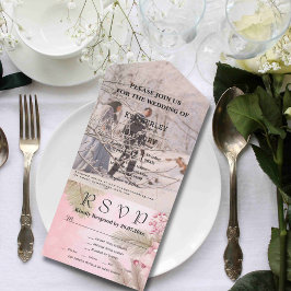 Correio Eletrônico de Foto Floral de Natal Pink Wi