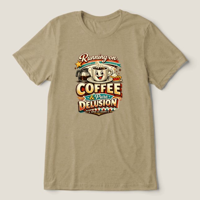 Correndo com Café e Ilusão (Design frontal)