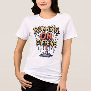 Correndo Com Cafeína Grafite de Desenho Animado Vi