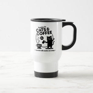 Correndo em Canecas de viagem de café e gatos