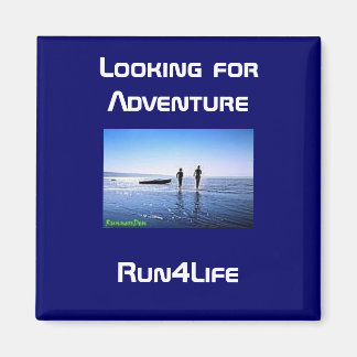 Correndo no imã de praia