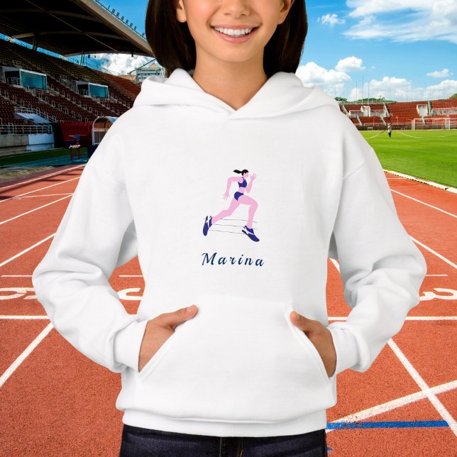 Correndo Rapariga e Campo Cruzado Nome de Crianças (Criador carregado)