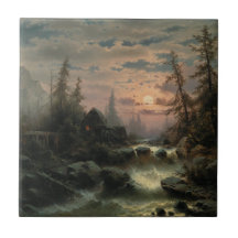 Corrente das Montanhas em Lua - Albert Rieger