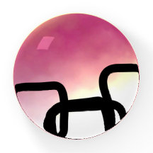 Corrente de bloqueio: Abstrato cor-de-rosa, amarel