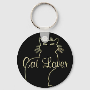 Correntes chaves do gato do chaveiro do amante do