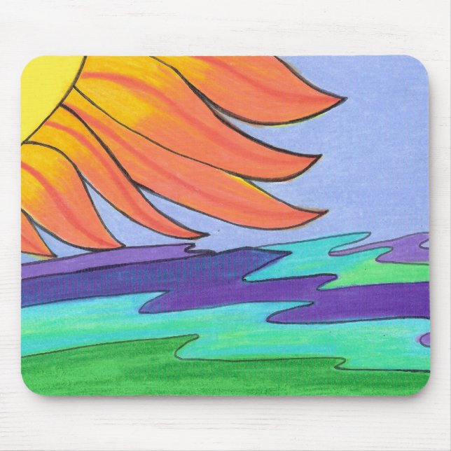 Correntes do Oceano - Mousepad (Frente)