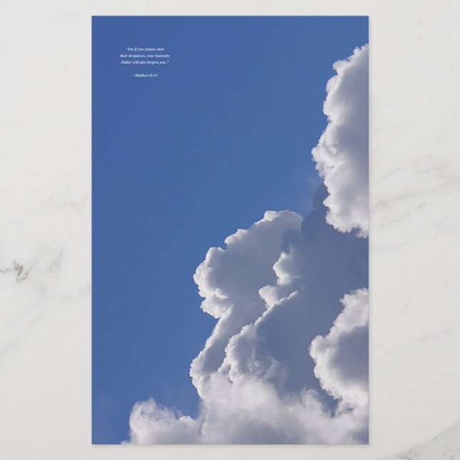 CORRESPONDÊNCIA 6:14 Verso da Bíblia (Frente)