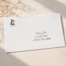 Correspondência de Natal Personalizada do Puffin A