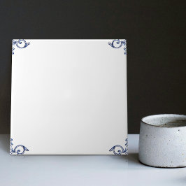 Correspondência Mistura Azul Holandesa Delft Vazia