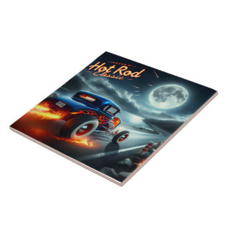 Corrida a quente por um lago lua