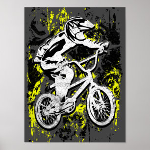 Corrida Bmx Colorida - Bmx Bike - Impressão Bmx P