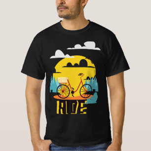 Corrida - Camisa T de Aventura de Bicicleta Vibran