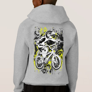 Corrida De Bike Bmx Retro - Hoodie Corrente Bmx
