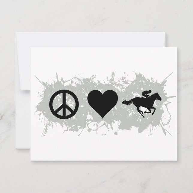 Corrida de cavalos (Frente)