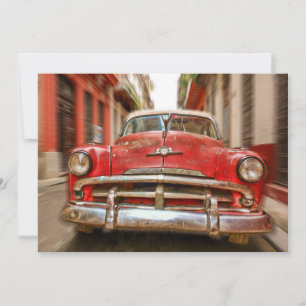 Corridas de automóveis nas ruas de Havana, Cuba