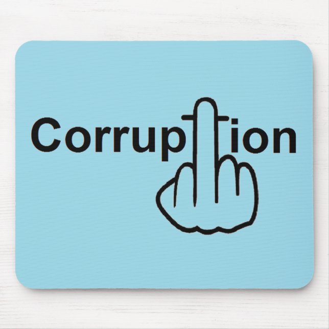 Corrupção do Mousepad é uma droga (Frente)