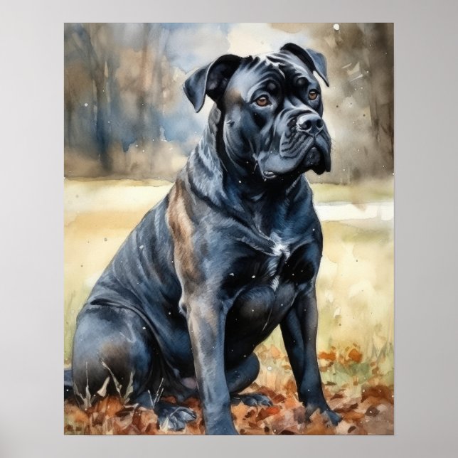 Corse de Cana Cachorro Impressão (Frente)