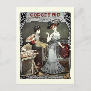 Corset N.D. - Cartão postal