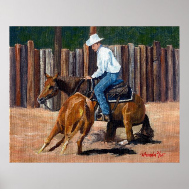 Cortar Impressão de Cavalo Trimestre (Frente)