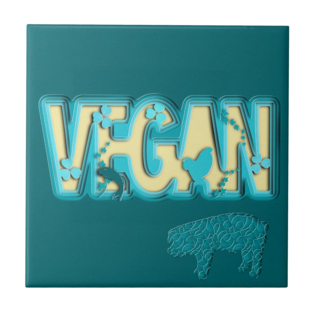 Corte de papel vegetariano (Frente)