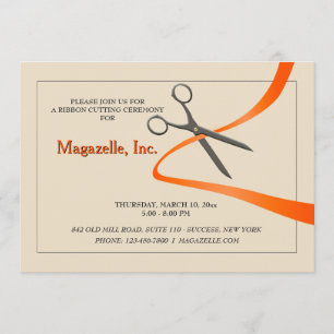 Corte do anúncio da grande inauguração da fita