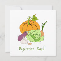 Corte Minimalista do Dia Mundial da Vegetariana
