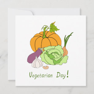 Corte Minimalista do Dia Mundial da Vegetariana