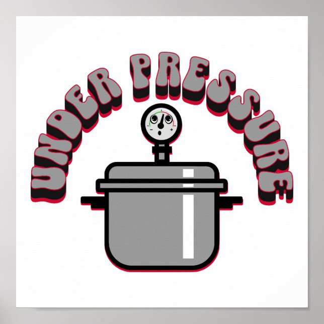 Corte sob pressão Poster do fogão (Frente)