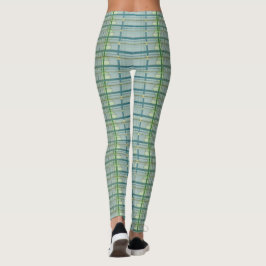 Corte Suave Leggings Revisitadas De Tartan 1