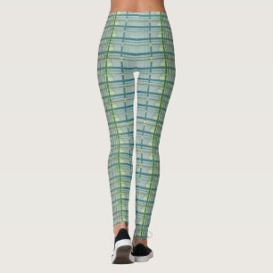 Corte Suave Leggings Revisitadas De Tartan 1