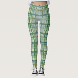 Corte Suave Leggings Revisitadas De Tartan 2