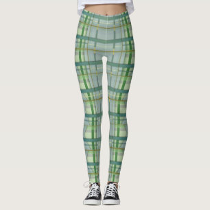 Corte Suave Leggings Revisitadas De Tartan 2