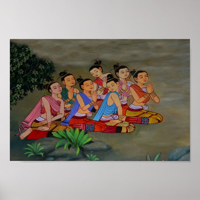 Corte tailandês poster (Frente)