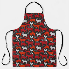 Cortes de Carne de Açougue Vaca Ovelha Frango Porc