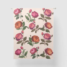 Cortina de Rosa de Vintage elegante