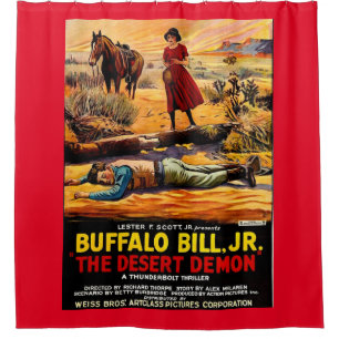 Cortina Para Box 1925 Buffalo Bill Jr. - poster de filme do Desert 