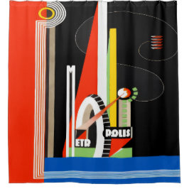 Cortina Para Box 1930's Movie Shower Curtain