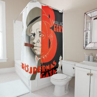 Cortina Para Box 1930's Movie Shower Curtain