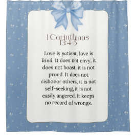 Cortina Para Box 1 corinthians 13 4 5, love is patient love is kind