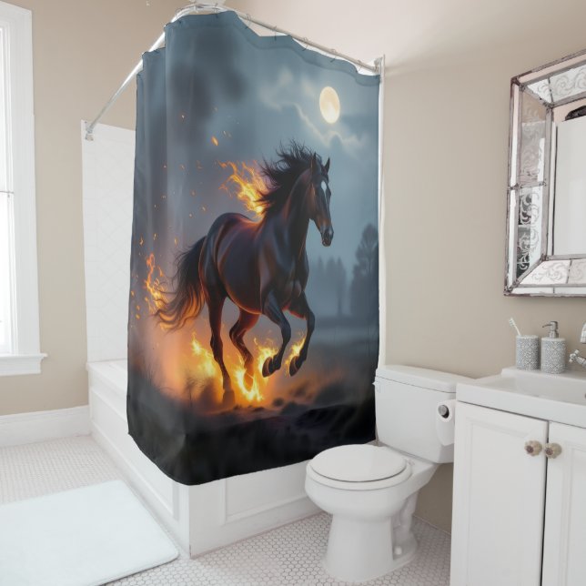 Cortina Para Box „2026 – Das Jahr des Feuerpferds“ (In Situ)