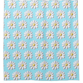 Cortina Para Box 3D Daisy Flower