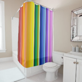 Cortina Para Box 42 Stripes Espectro Arco-Íris