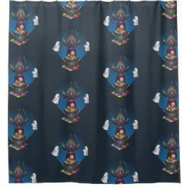 Cortina Para Box A Bruxa e os Fantasmas do Halloween Trick ou Trata