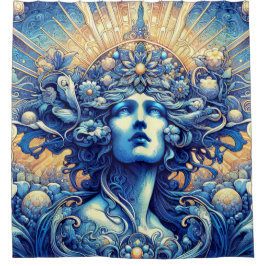 Cortina Para Box A Cortina do Chá do Álbum Azul