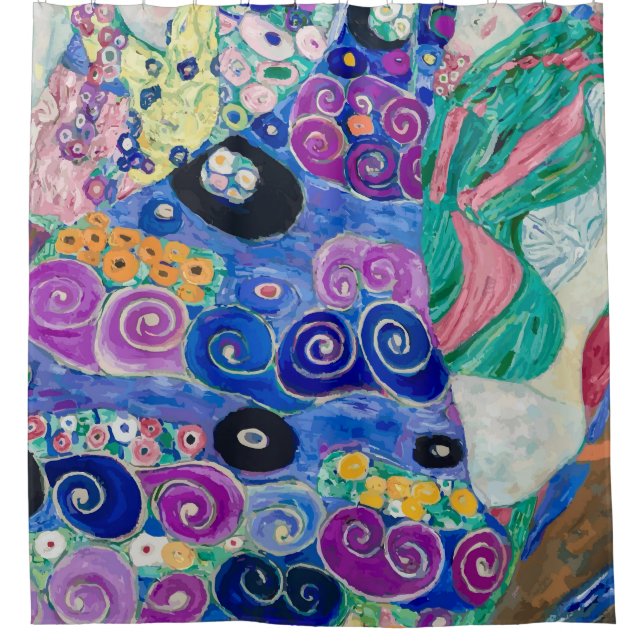 Cortina Para Box A donzela de Gustav Klimt (Frente)